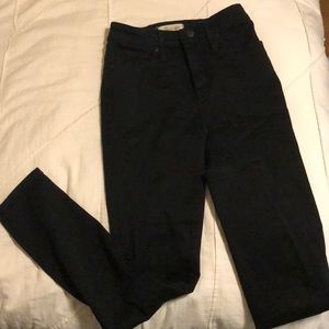 Madewell “curvy high rise skinny”